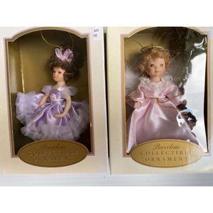 Porcelain Ballerina Ornament Hand Painting